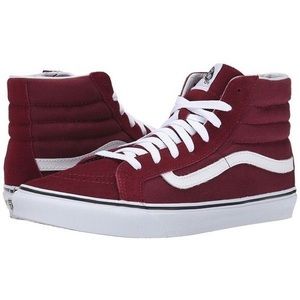 Maroon Hightop Vans